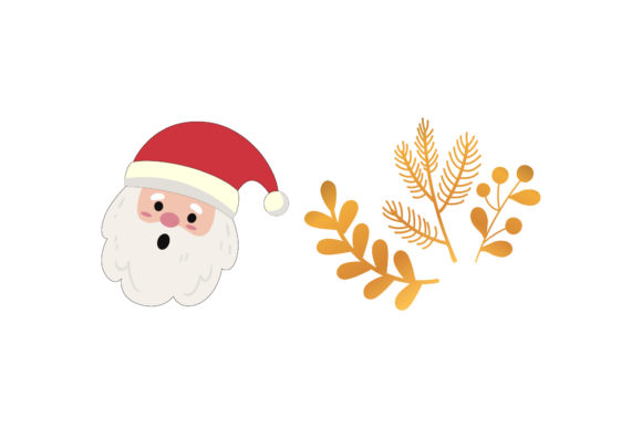 Download Santa &amp; Mistletoe Set Christmas Assets - Assets Collection