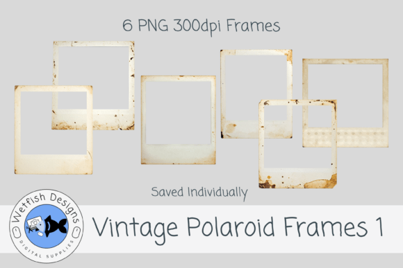 Download Vintage PNG Polaroid Frames 1 - Premium Resources