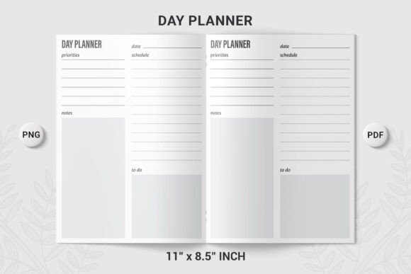 Download KDP || Day Planner || 02 - Premium Bundle
