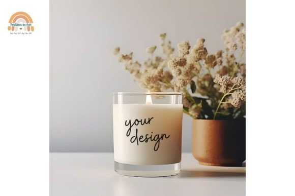 Download Minimal Scented Candle Jar Mockup - Scented candle Collection