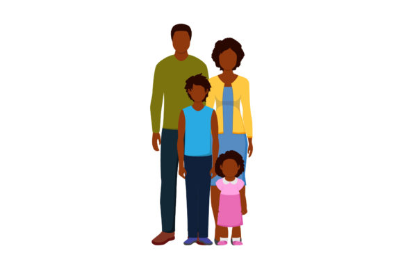 Download 4 Family Member Set Vector Assets - Assets Collection