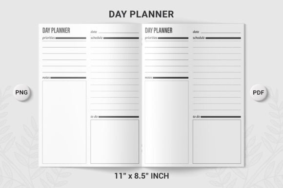 Download KDP || Day Planner || 03 - Premium Bundle