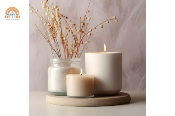 Download Aesthetic Scented Candle Jar Mockup - Scented candle Collection